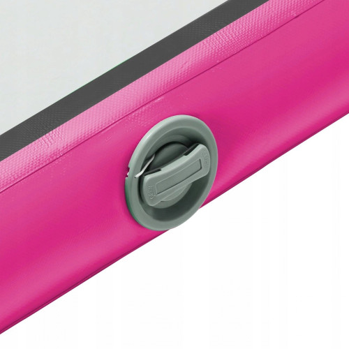  Мат гімнастичний надувний 4FIZJO Air Track Mat 400 x 100 x 15 см White/Pink (P-5907739311788) - фото №2